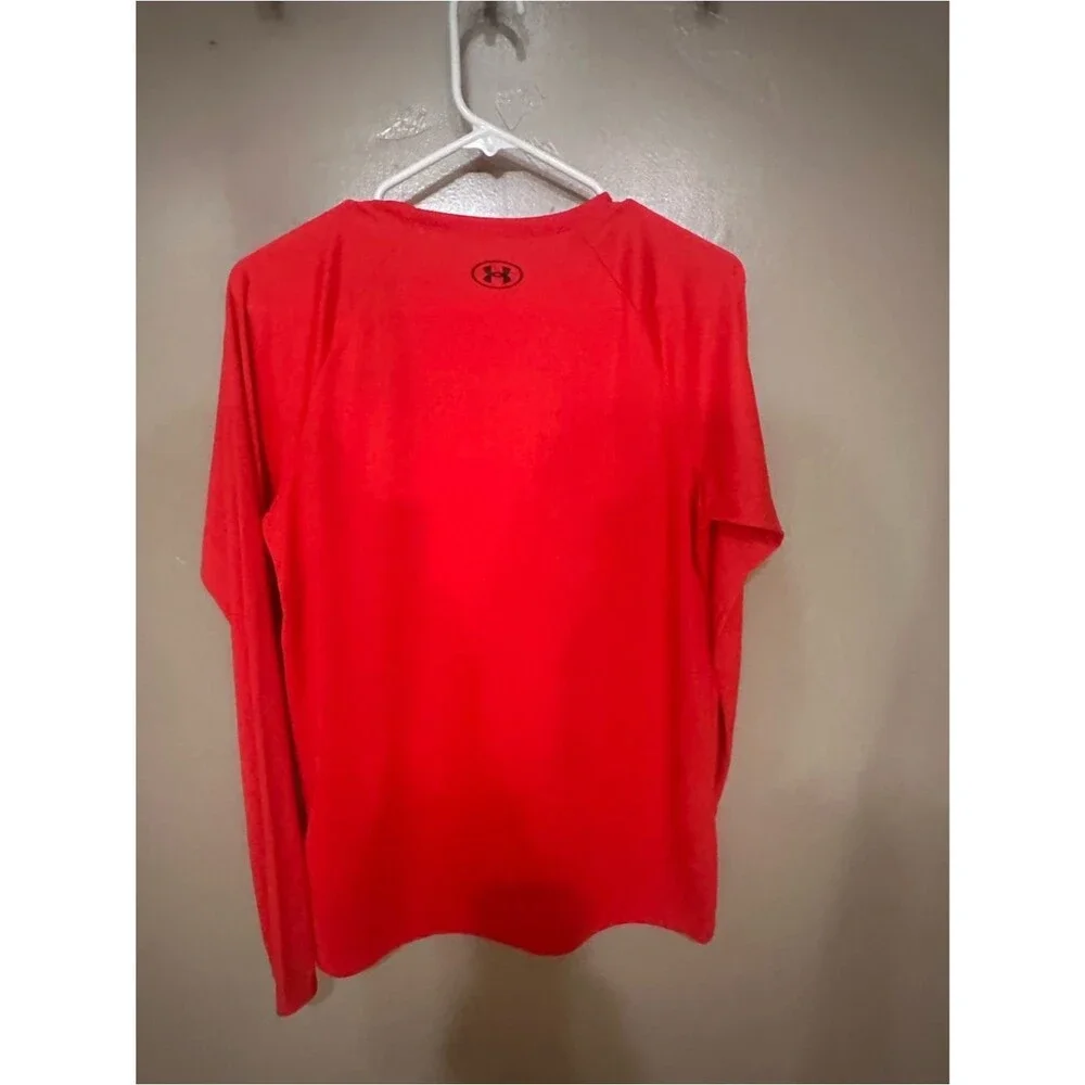 Under Armour Kids' Red 'Soccer' Long Sleeve Jersey Tee T shirt NWT size XL